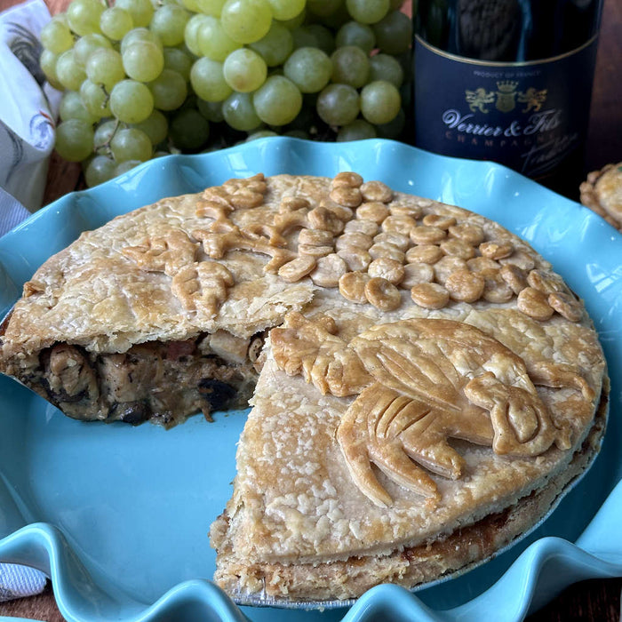 GF Creamy Champagne Chicken Pie (Gluten Friendly)