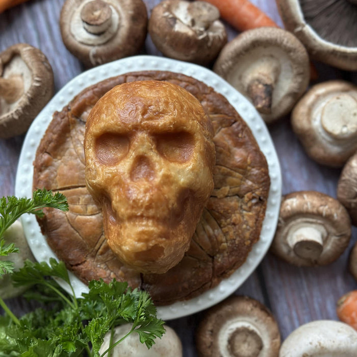 Halloween Mushroom Bourguignon Pie (GF)