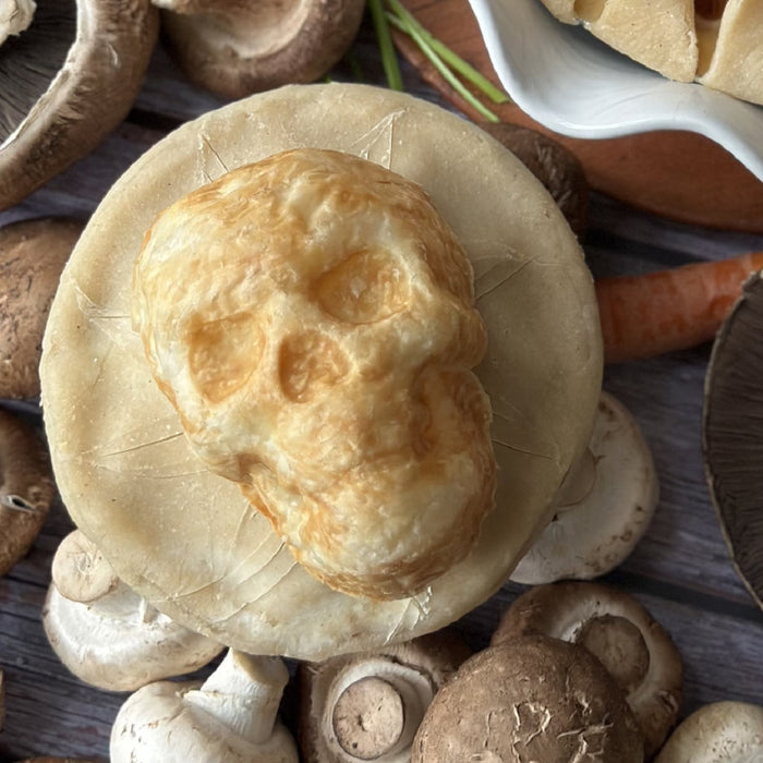 Halloween Mushroom Bourguignon Pie (GF)
