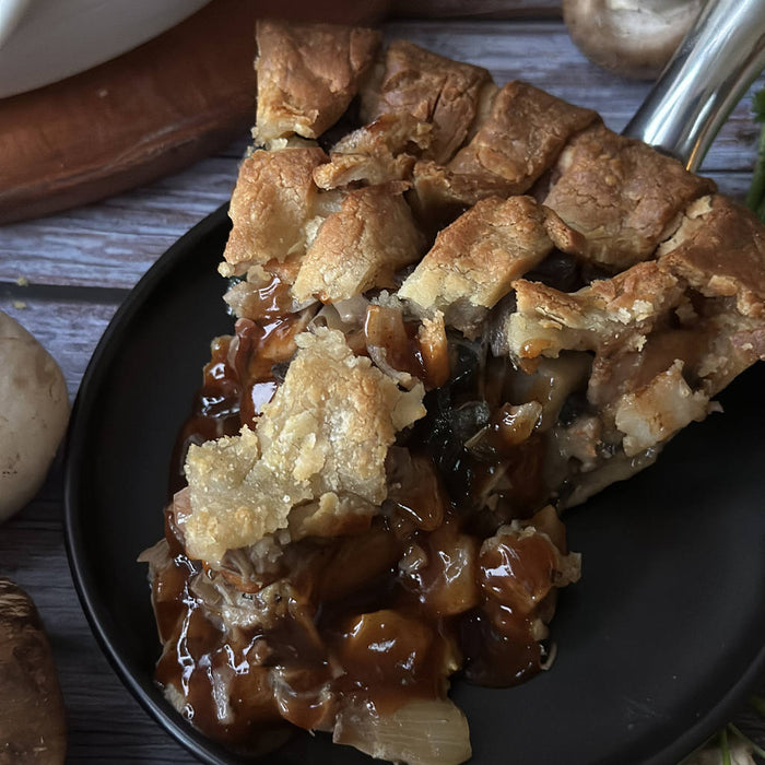 Halloween Mushroom Bourguignon Pie (GF)