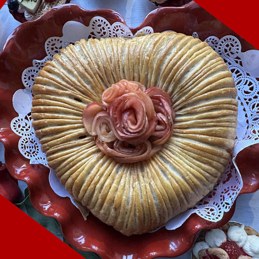 Heart Melting Apple Rose Pie (V)