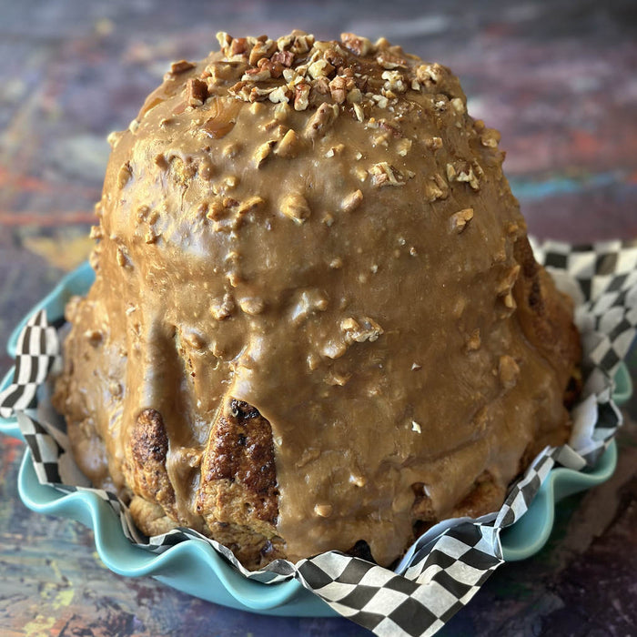 Mile High Praline Apple Pie (V)