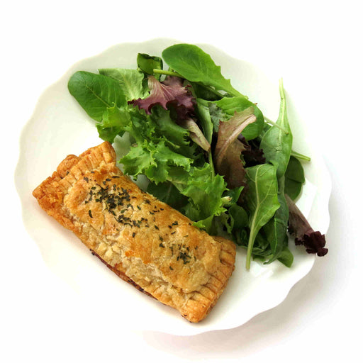Beef Hand Pie with Salad