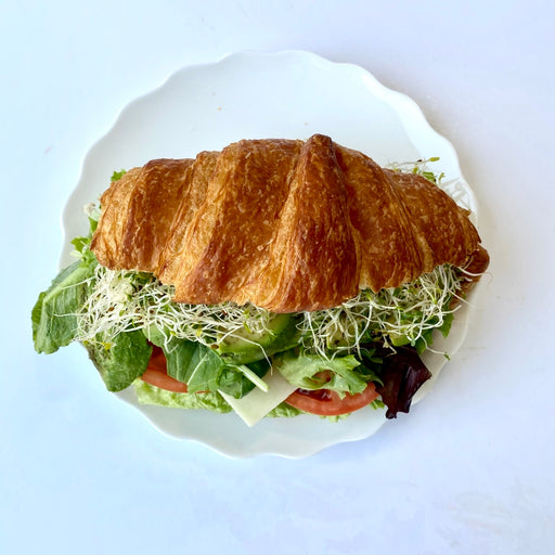 Deluxe Veggie & Cheese Croissant Sandwich (V)