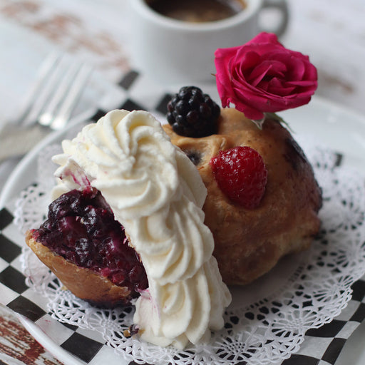 Razzle Berry Pie-rate Skull (Halloween Dessert Pie)