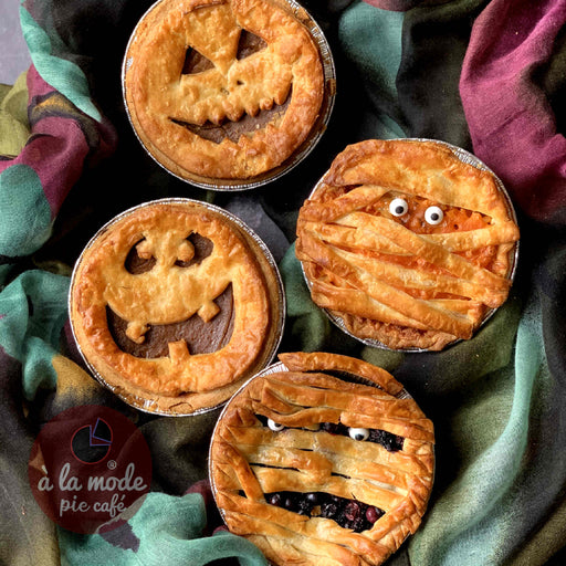Halloween 4 Individual Pies Box (Veggie)