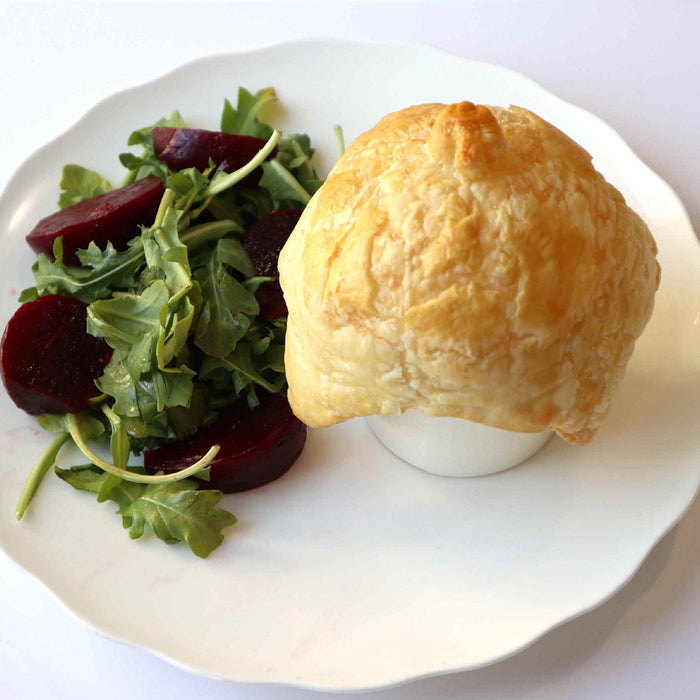 Mushroom Pot Pie w/Salad and Side Dish (V)