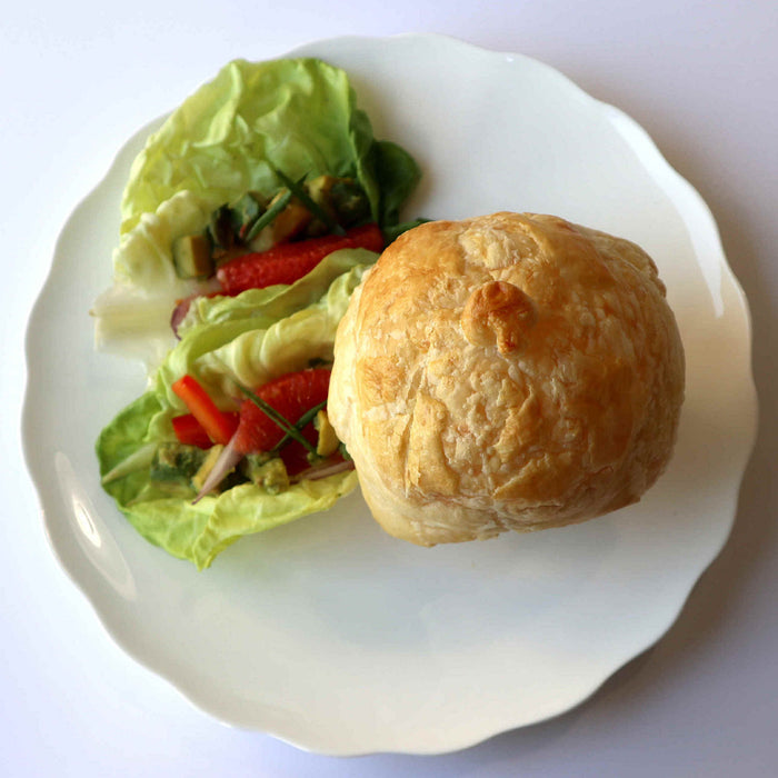 Mushroom Pot Pie w/Salad and Side Dish (V)
