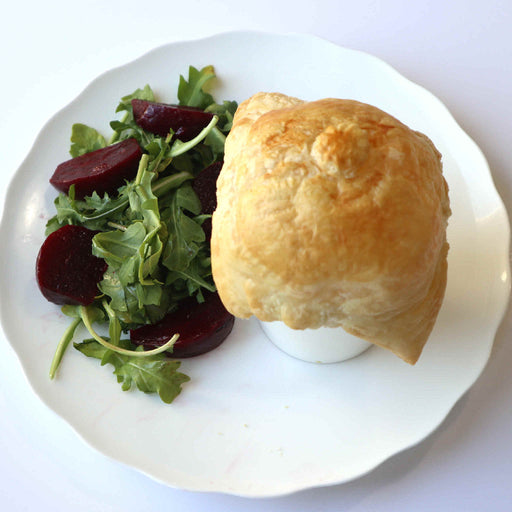 French Onion Pot Pie w/Salad and Side Dish