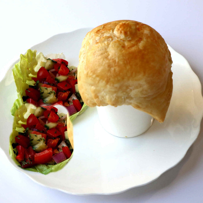 French Onion Pot Pie w/Salad and Side Dish