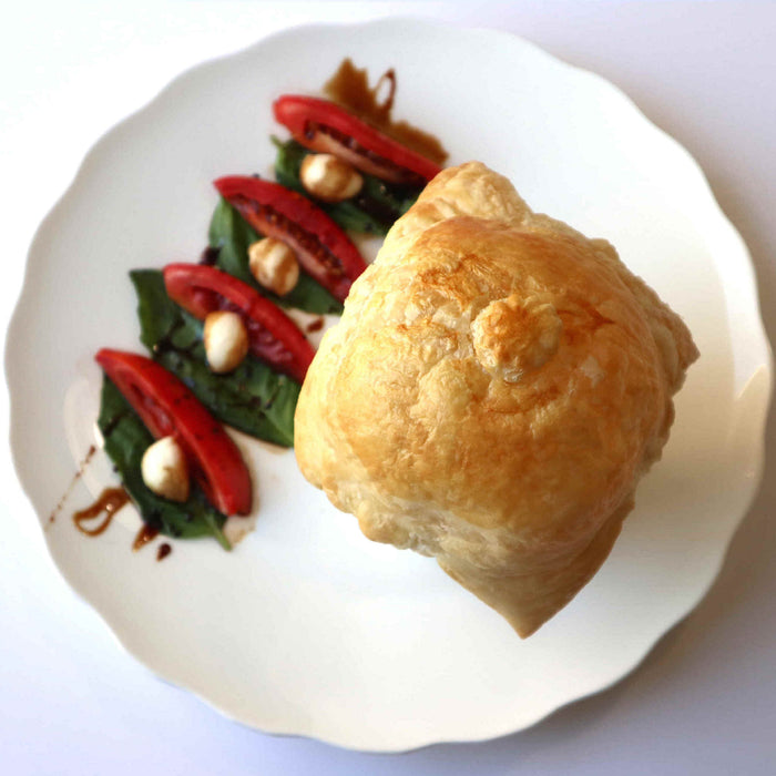 French Onion Pot Pie w/Salad and Side Dish