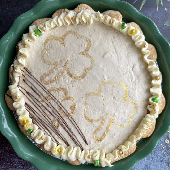 Baileys Matcha White Chocolate Pie (V)