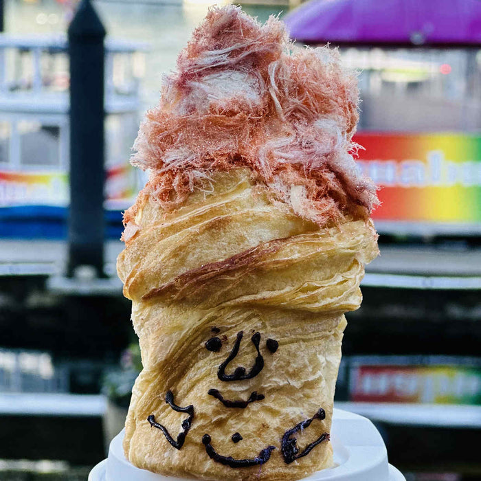 Biscoff Angel Hair Cruffin Croissant