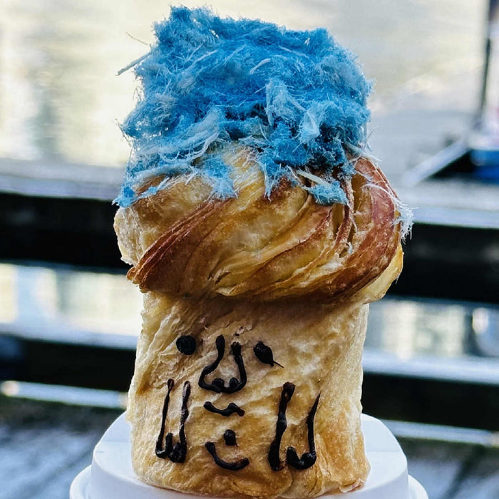 Blueberry Angel Hair Cruffin Croissant
