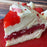 Canada Day Strawberry White Chocolate Boston Pie