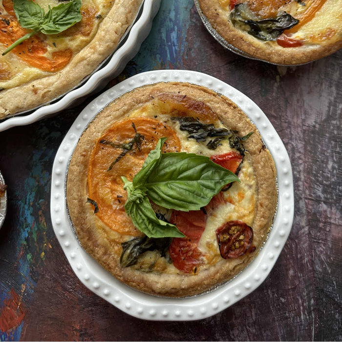 Caprese Quiche GF (V)