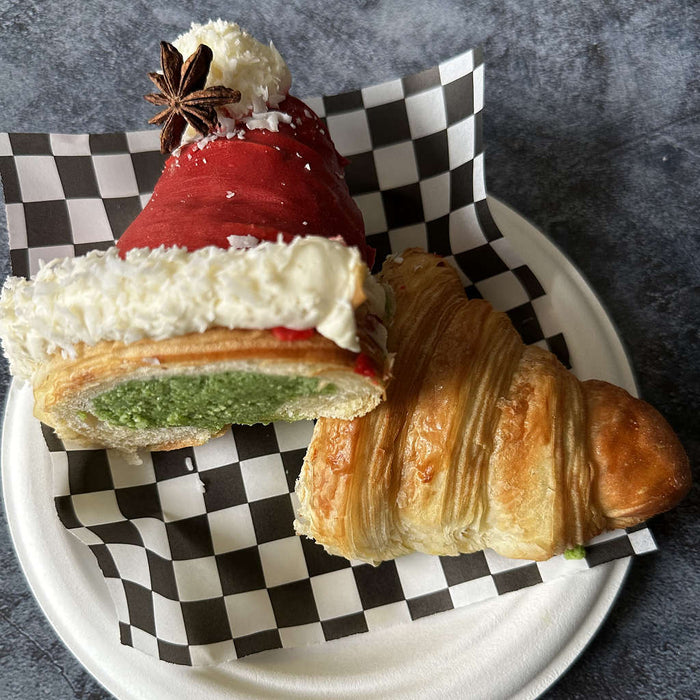 Christmas Hat Croissant