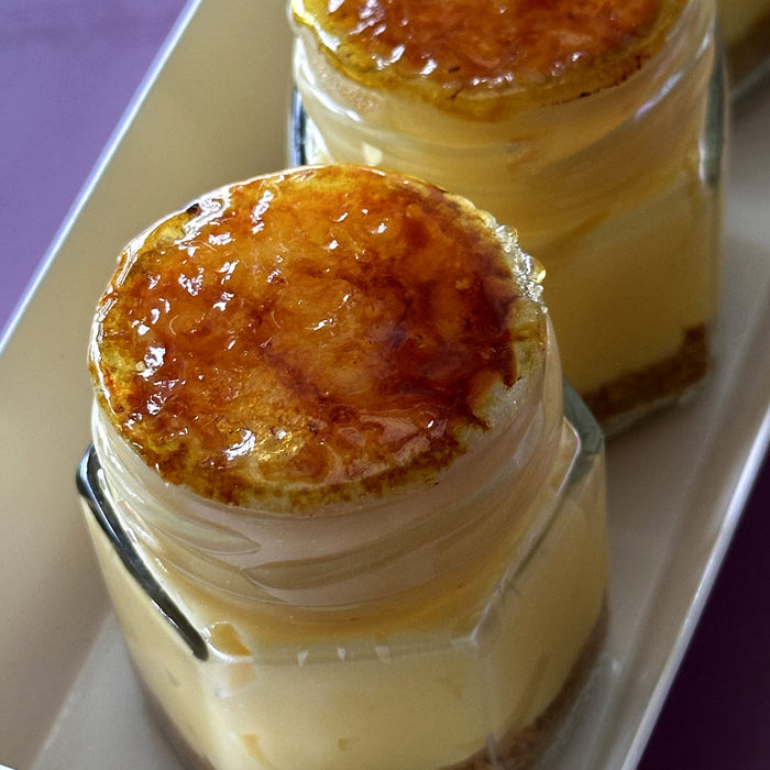 Mini Jar Crème brûlée Tart