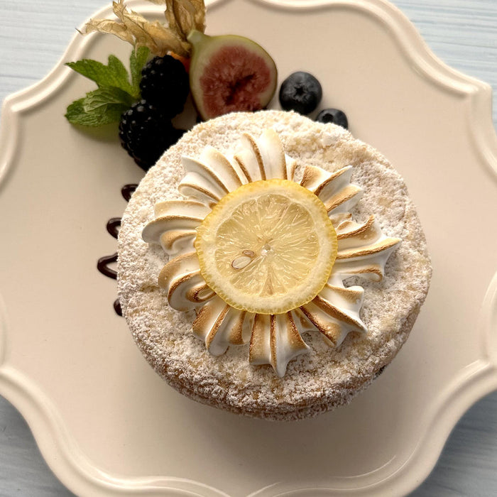 Crinkle Lemon Curd Pie