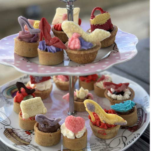 2-Tier Petit Tartlets Runway Themed