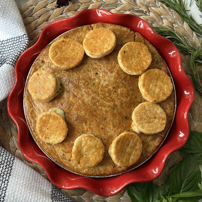 Vegan Meatball Canadian Poutine Pie (GF)(VG)