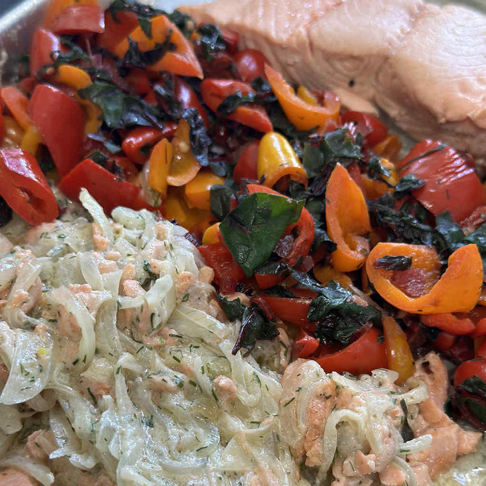 Gluten Friendly Salmon Kale Scalloped Potato Pie