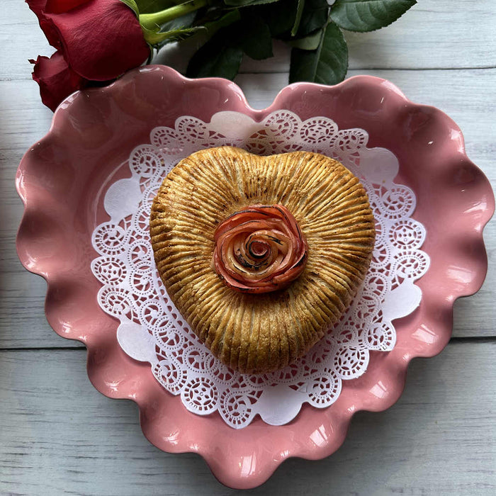Heart Melting Apple Rose Pie (V)