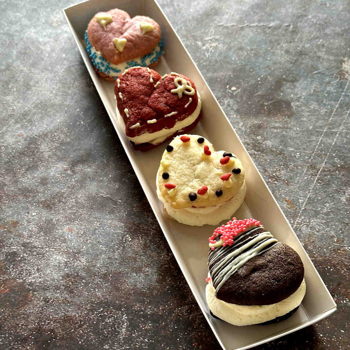 Heart Shaped Whoopie Pie A