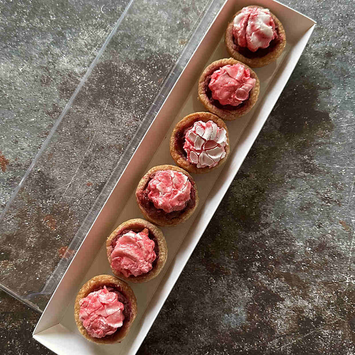 Petit Raspberry Rhubarb Pie