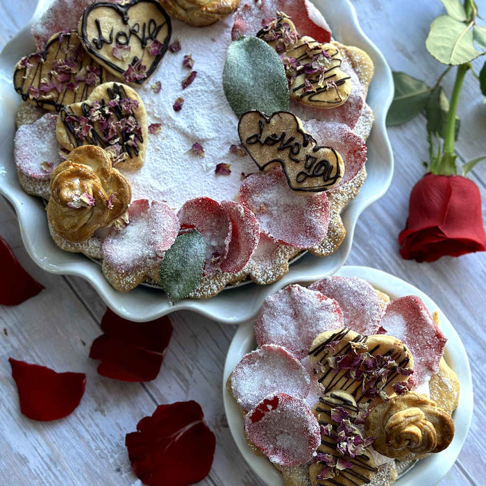 Love in the Air Rose Pie (V)