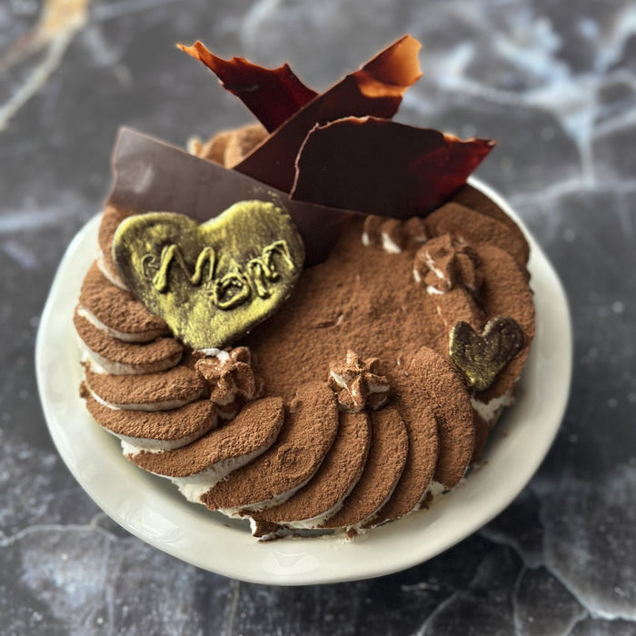 Mom's Tiramisu Pie (V) (No Raw Eggs)