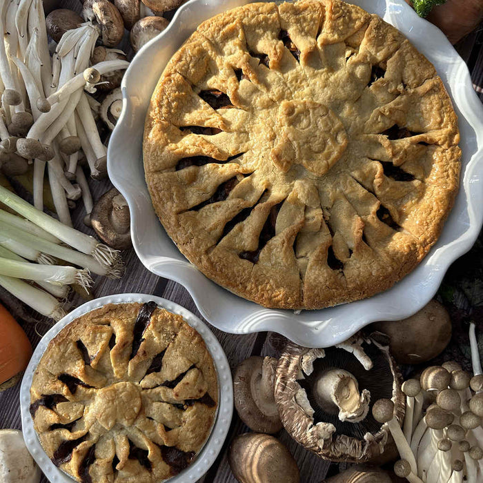 Mushroom Bourguignon Pie (Gluten Friendly)