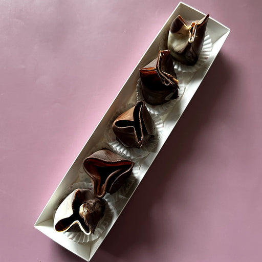 Raspberry Chocolate Tulip Tarts