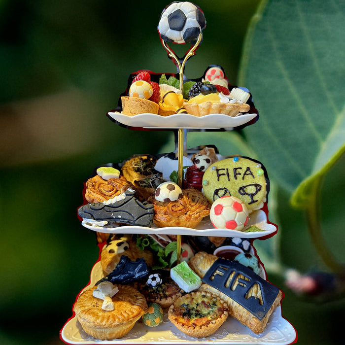 Soccer Themed High Tea Set