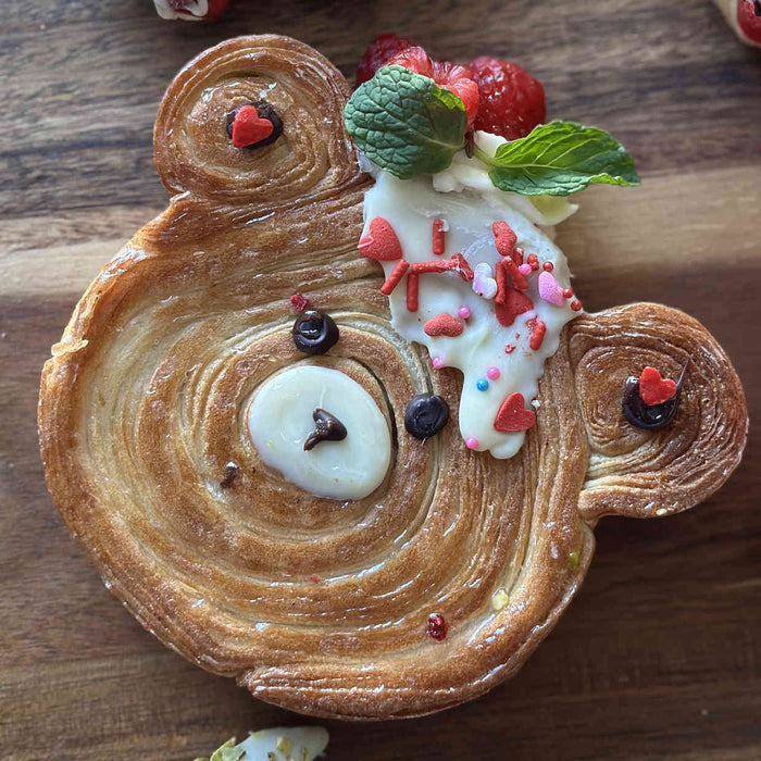 Valentine Bear Croissant