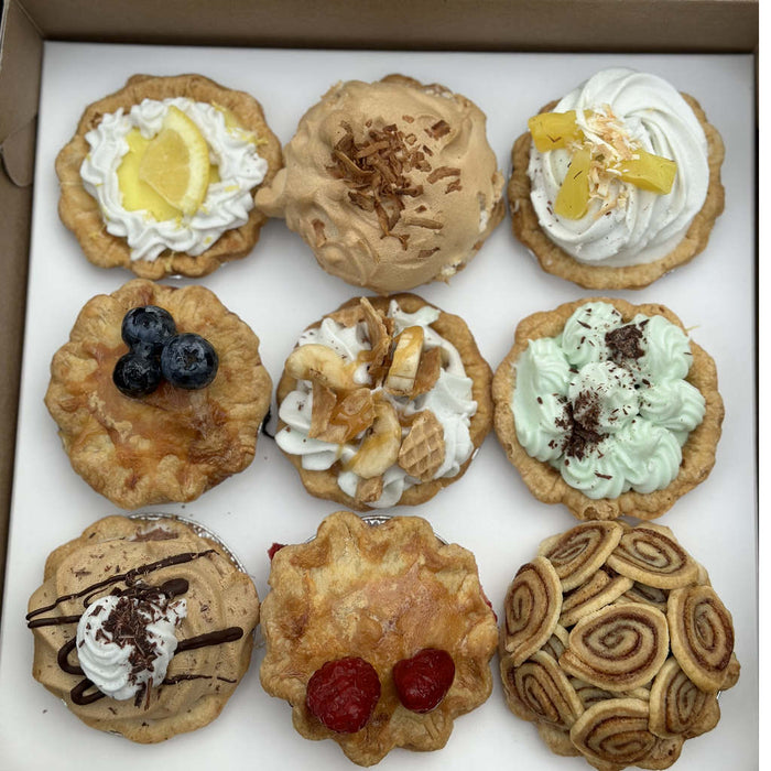 Vegan Mini Sweet Pies Medley E (9 Pack)