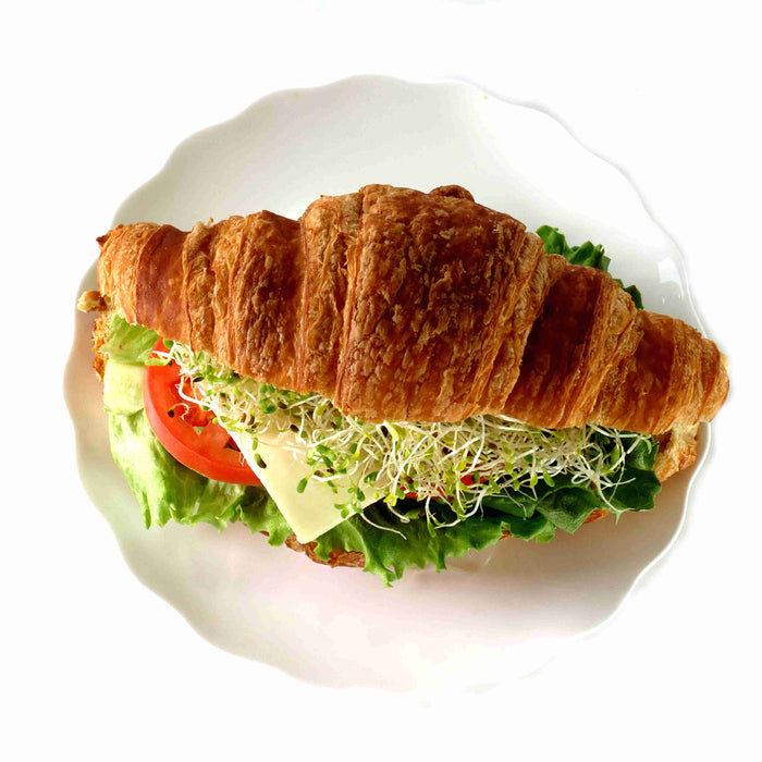 Alfalfa Cheese Veggie Croissant (V)