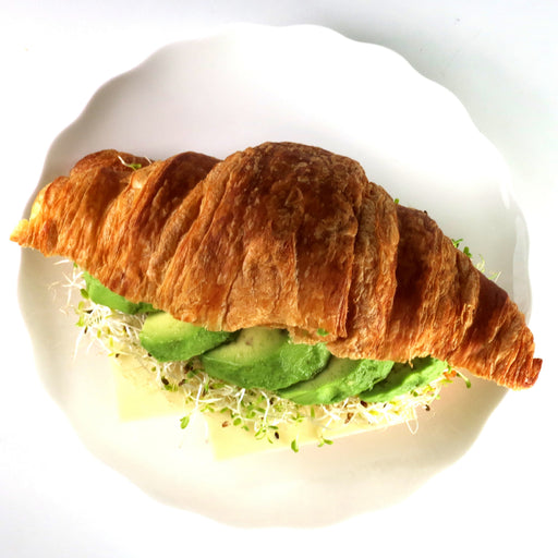 Avocado Alfalfa Cheese Veggie Croissant