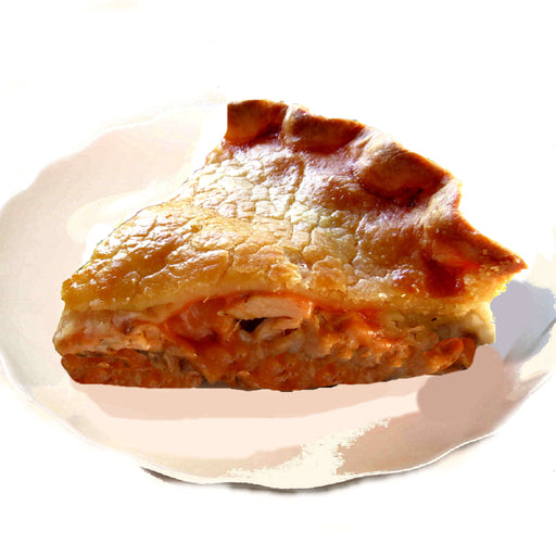 Canadian Breakfast Pie, Slice