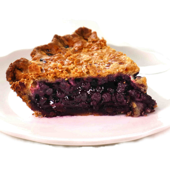Wild Blueberry Sliced Pie (V)