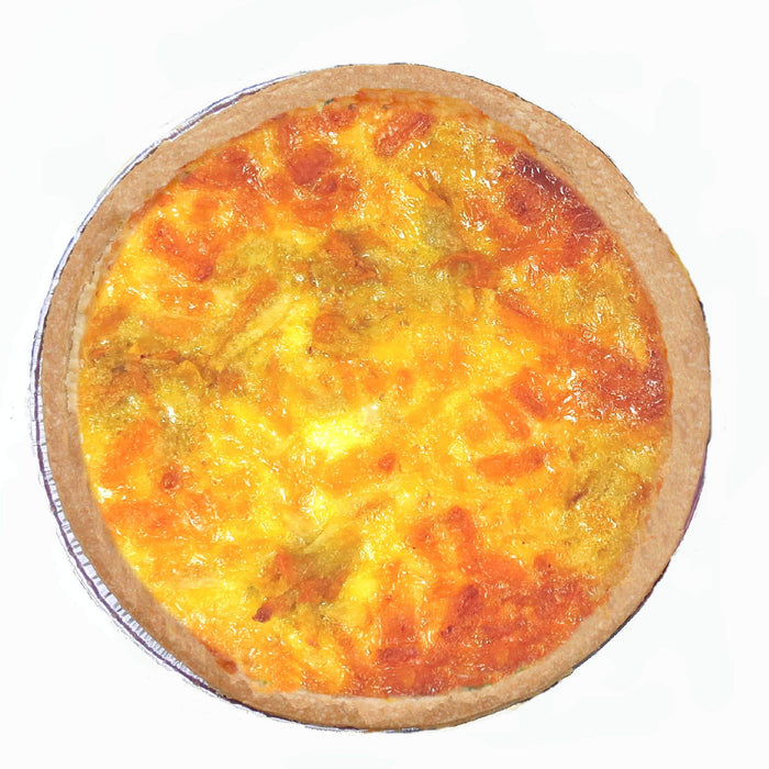 Taro & Sweet Potato Quiche
