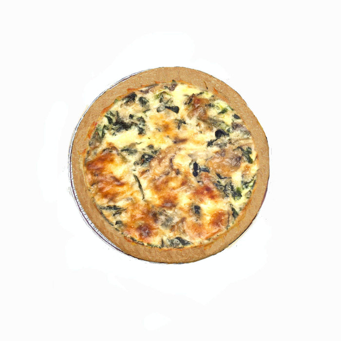 Wild Mushroom Quiche (V)