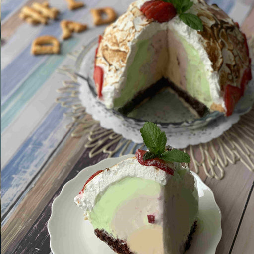 Father's Day Baked Alaska Pie