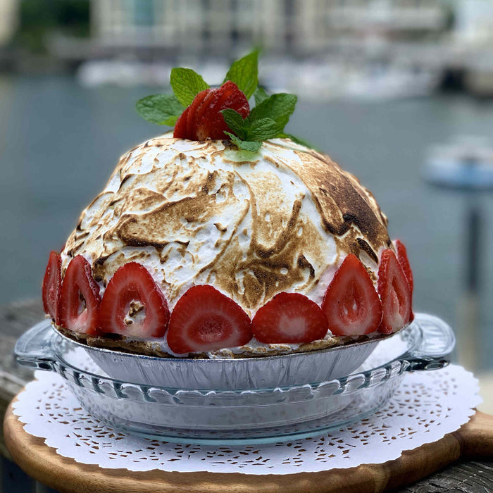 Father's Day Baked Alaska Pie