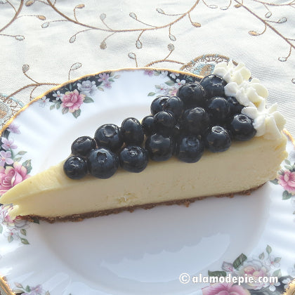 Blueberry on Cheesecake Slice (V)