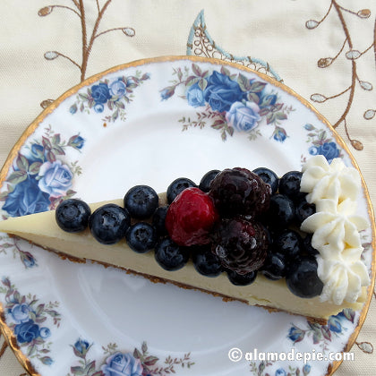 Bumbleberry on Cheesecake Slice (V)