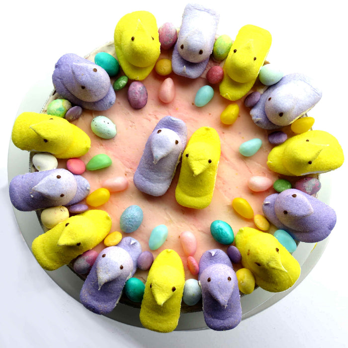 Easter Strawberry Peep Pie