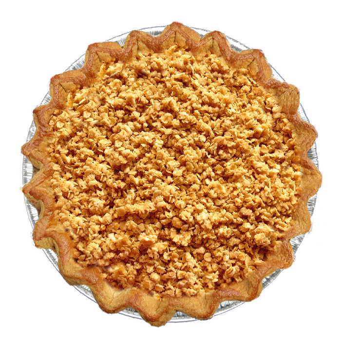 Gluten Friendly Peach Crumble Pie (V)(GF)