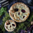 Skull with Roses Bumble Berry Pie (V)