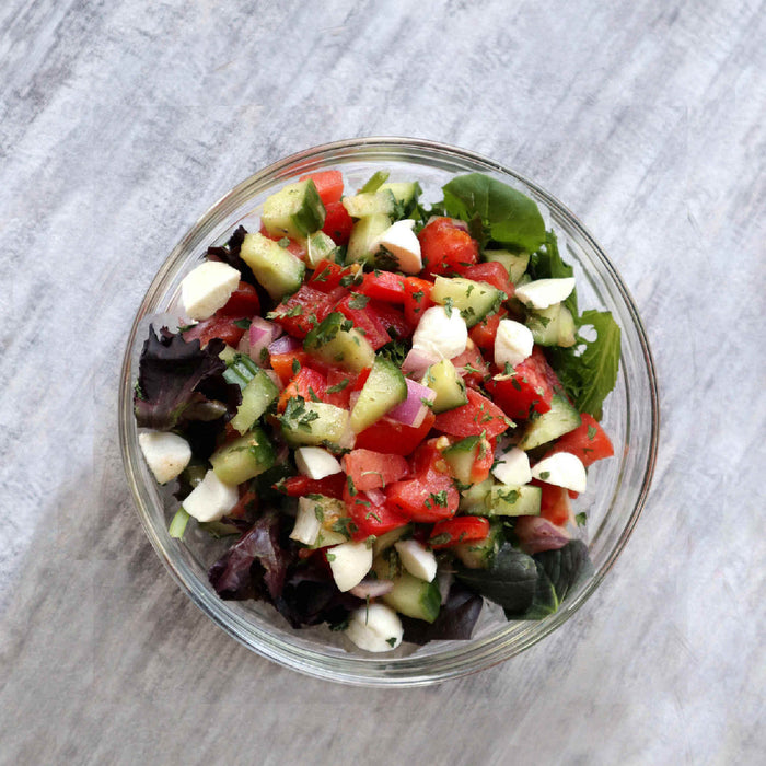 Mediterranean Vegan Salad Bowl